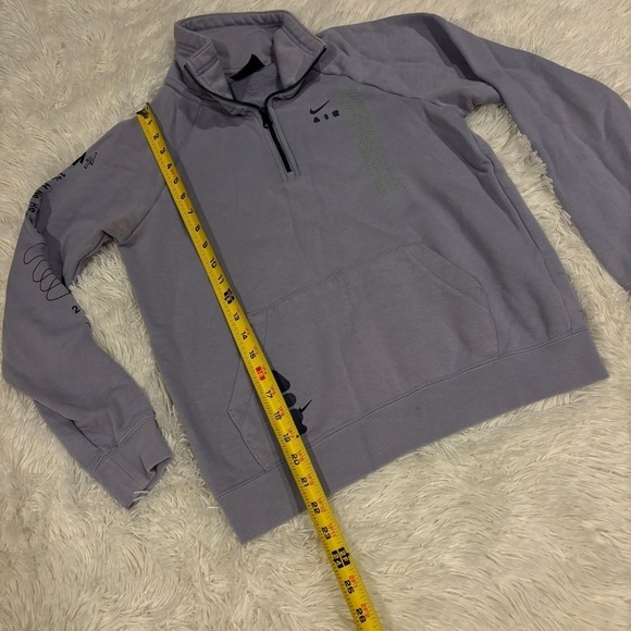 Nike Women's Air Formula 1/4 Zip Sweatshirt lavender purple Size XS - Picture 5 of 13